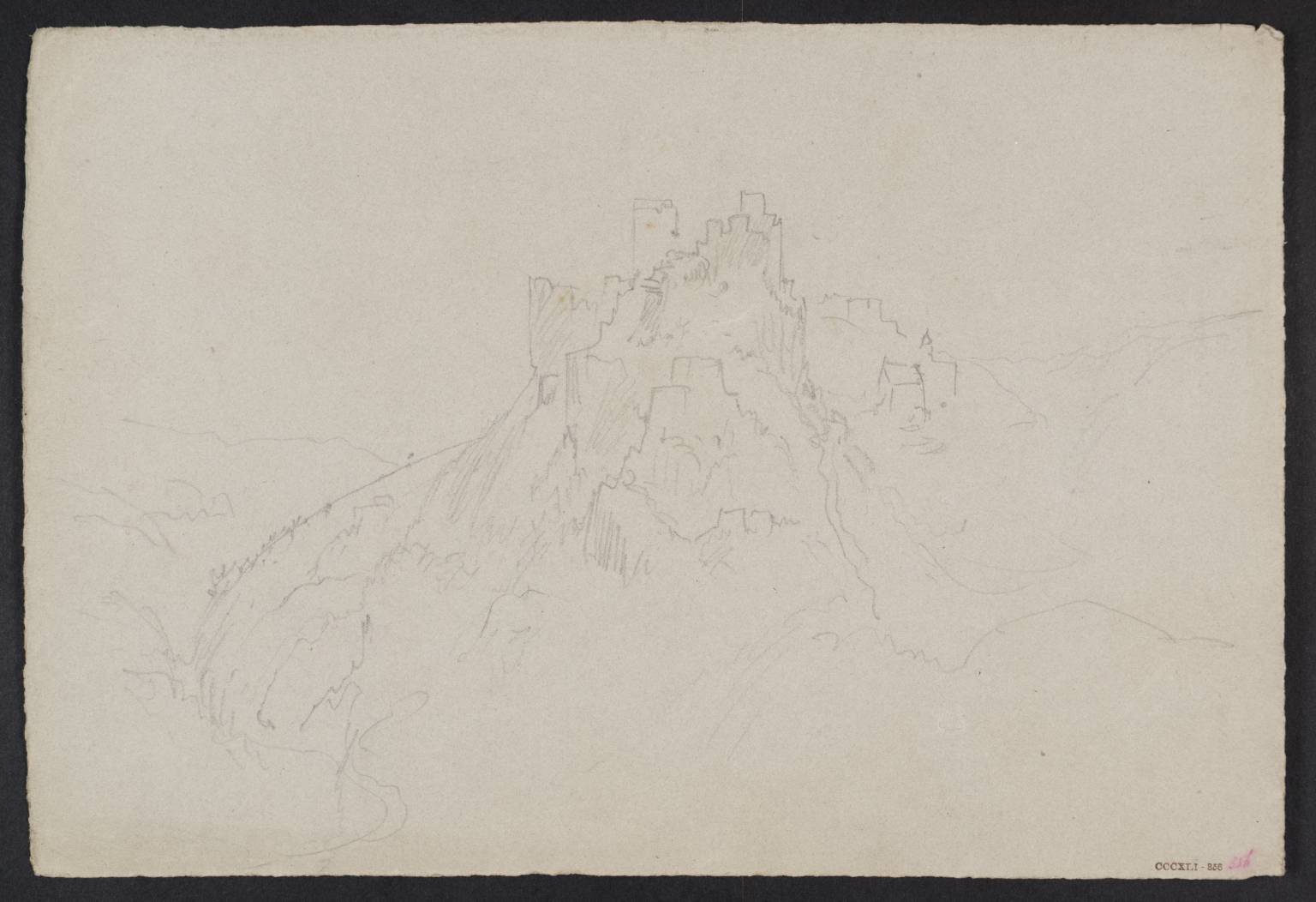 Ruined Castle on Rock