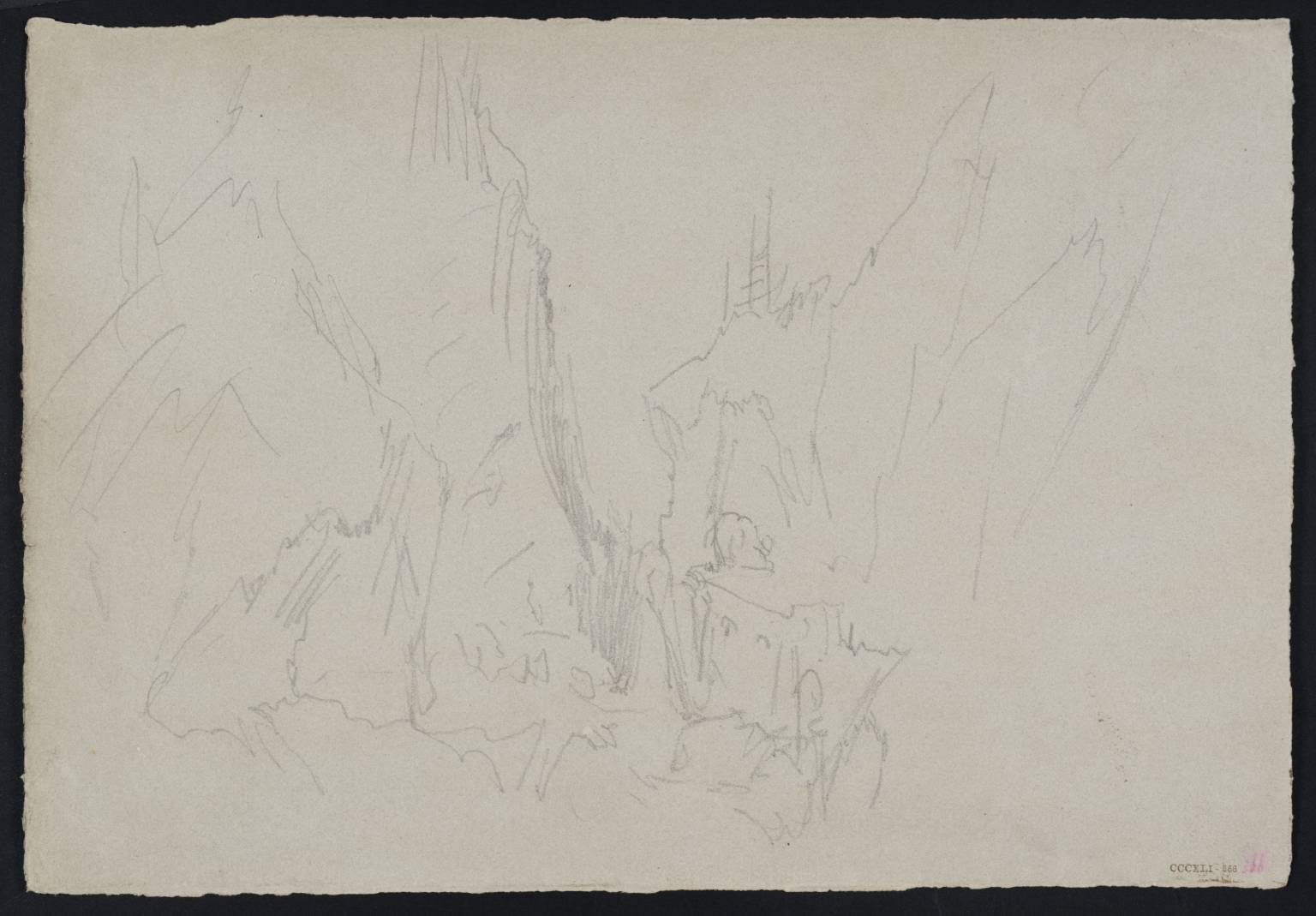 Mountain Pass. (?Via Mala)