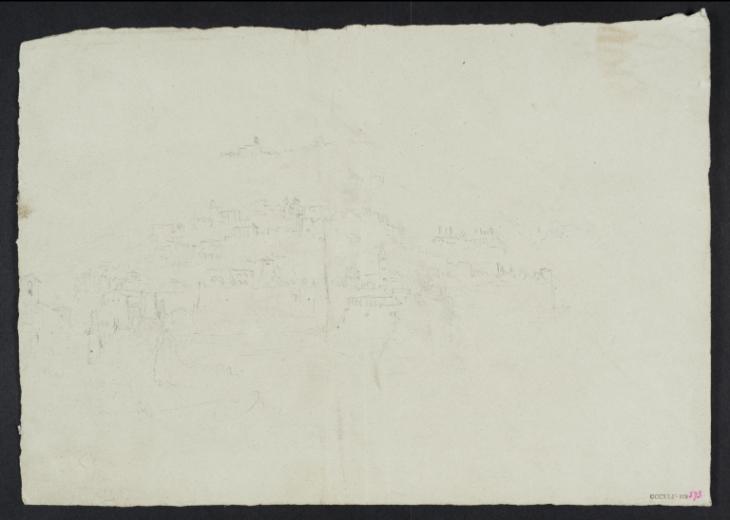Joseph Mallord William Turner, ‘An ?Italian Hill Town’ c.1828-43