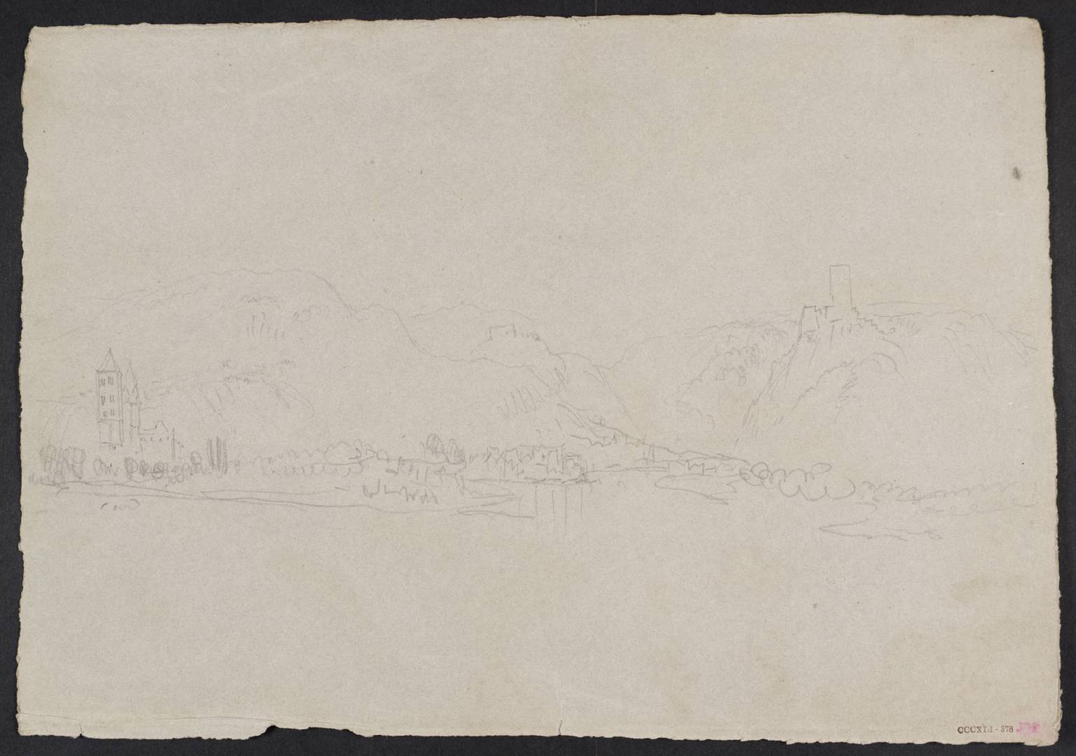 Niederlahnstein, on the Rhine, with the Mouth of the Lahn