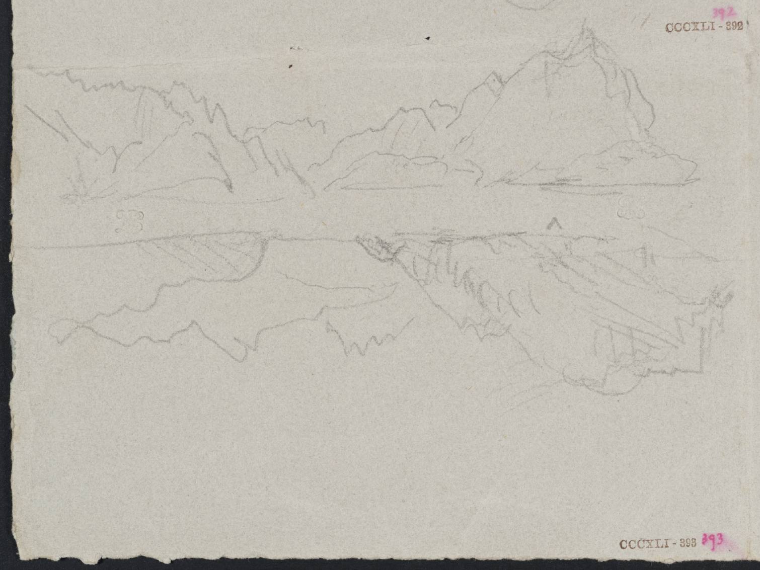 Mountains beside Lake