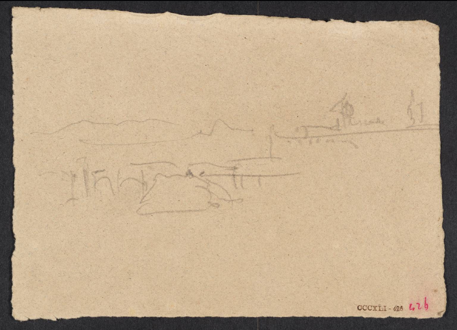 Bridge, with Town. (?Rheinfelden)