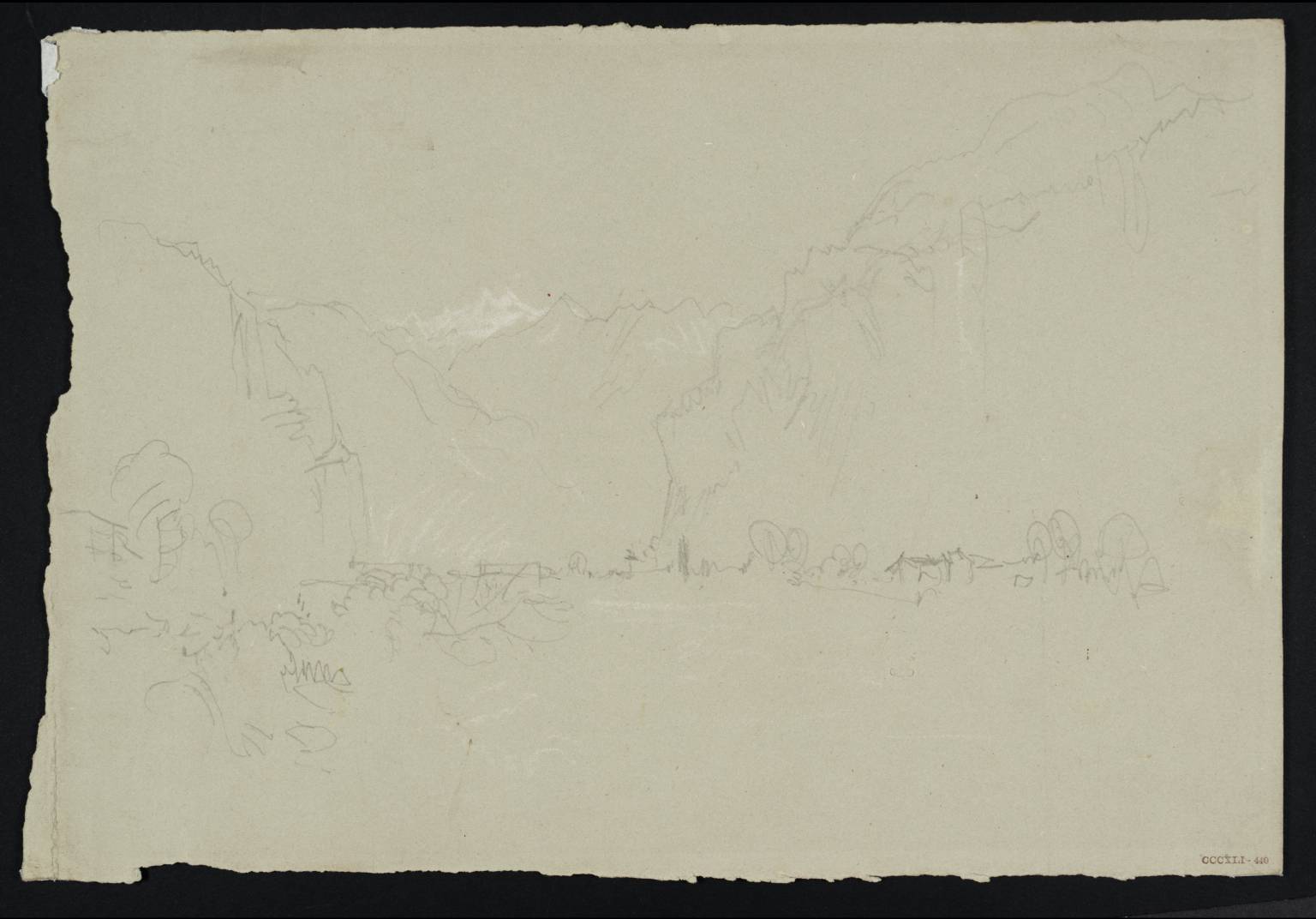 Valley, with Mountains. (Meiringen Valley)