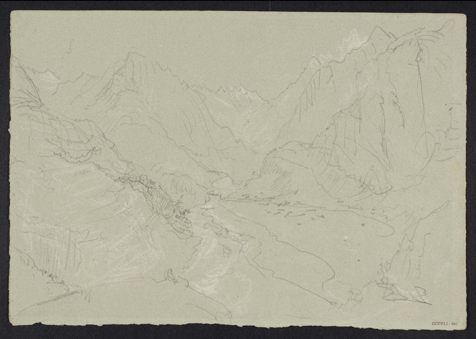 Valley, with Mountains (near Meiringen)