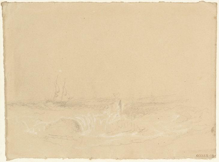 Joseph Mallord William Turner, ‘Shipping’ c.1830