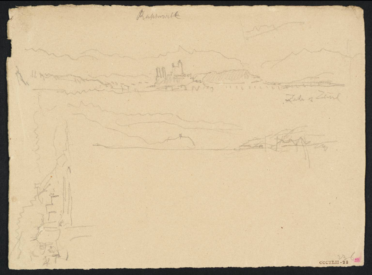 Rapperschwyl, Lake of Zurich [Turner]