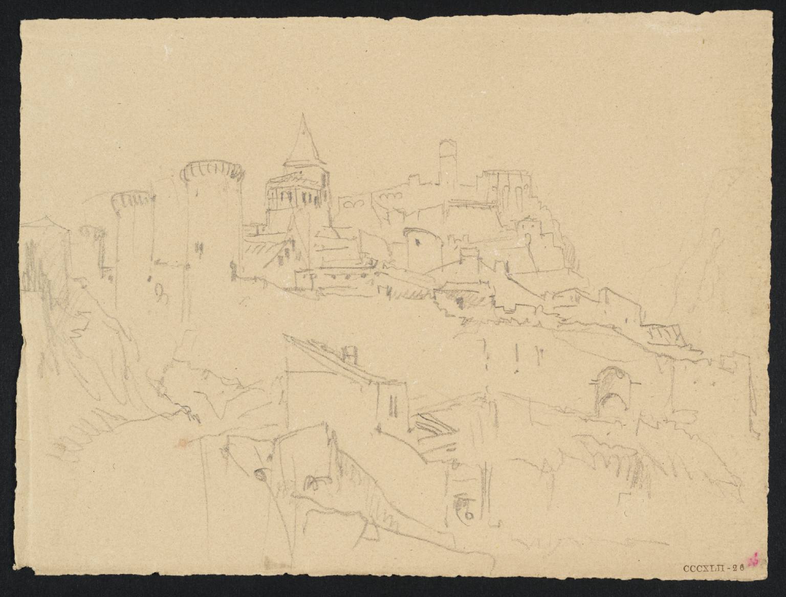 Castle, Etc., on Rock