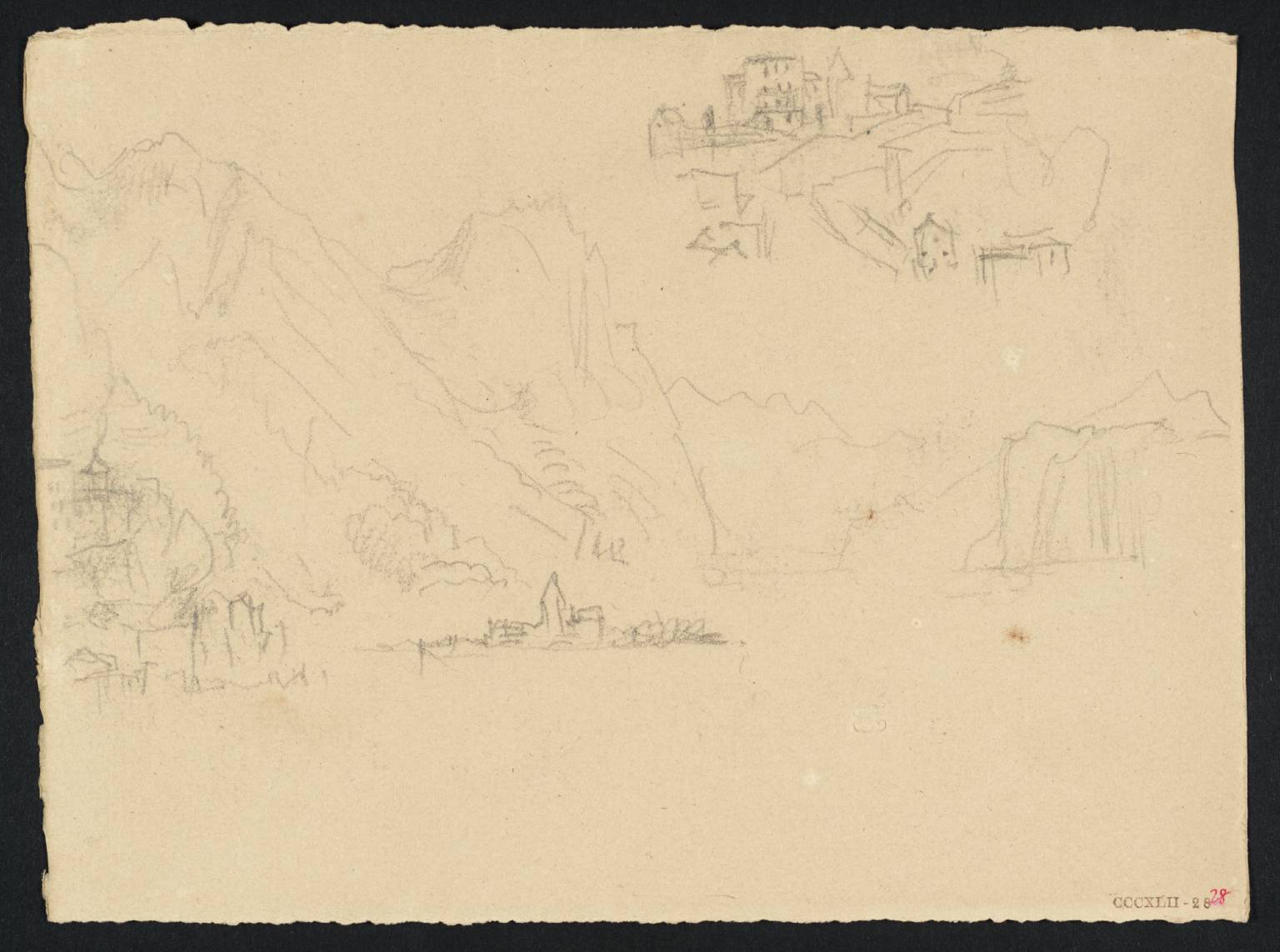 Mountains beside Lake