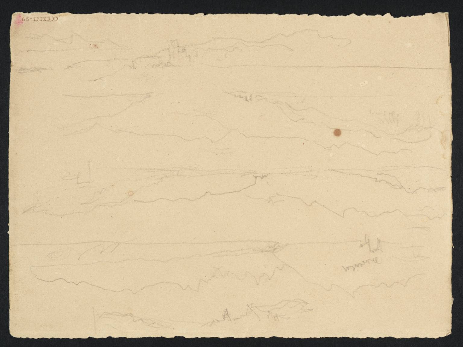 Lake, with Mountains