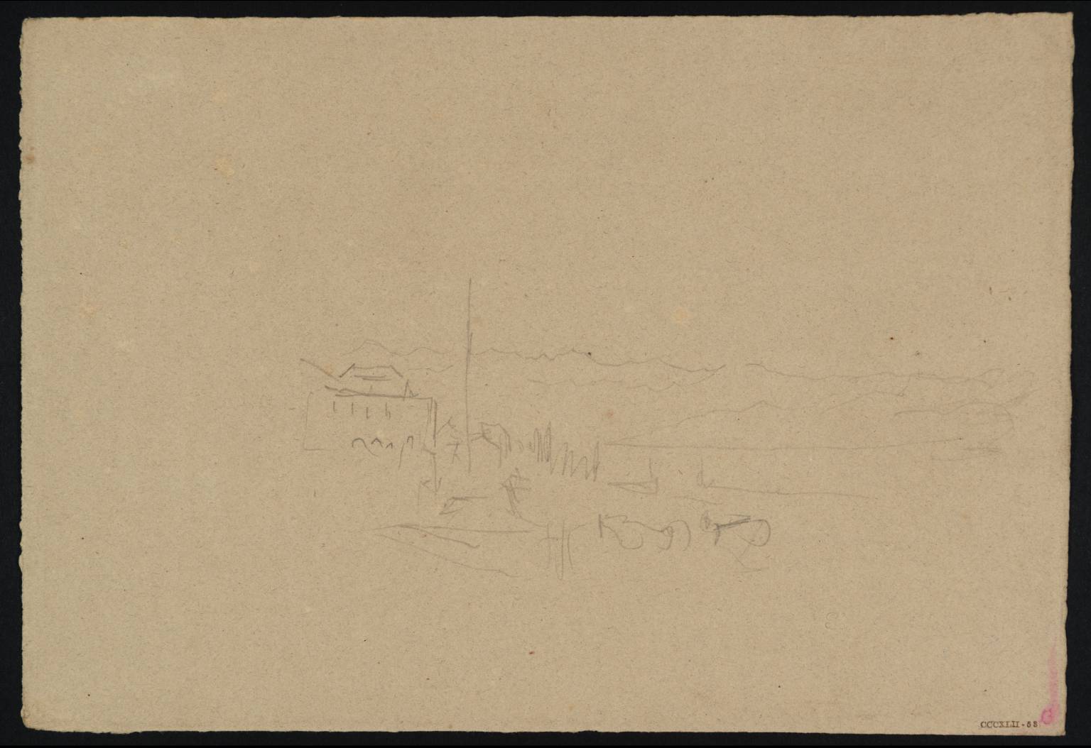 Landscape, with River and Mountains