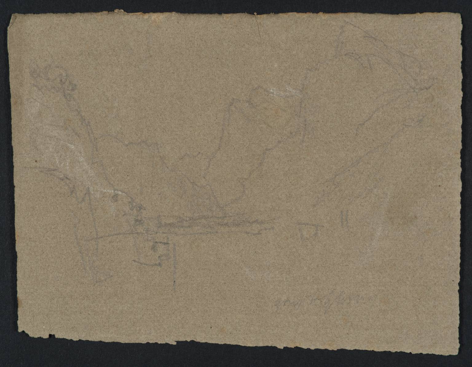 A Mountain Pass. Going to Glarus [Turner]