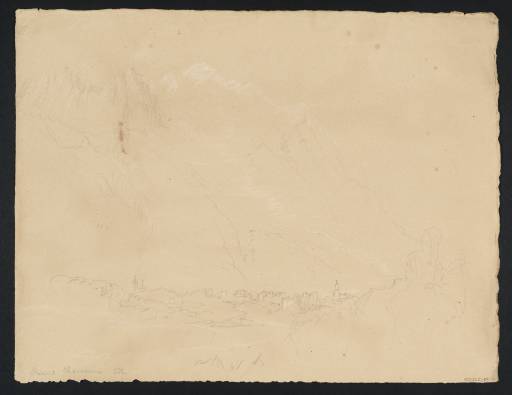 Joseph Mallord William Turner, ‘Chamonix’ 1836