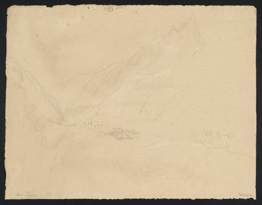 Joseph Mallord William Turner, ‘Les Tines, near Chamonix’ 1836