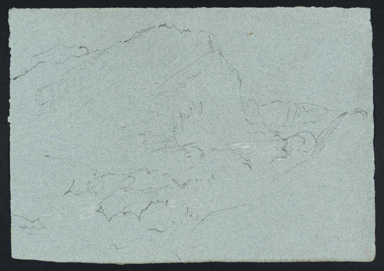 Lake [Turner], with Mountains