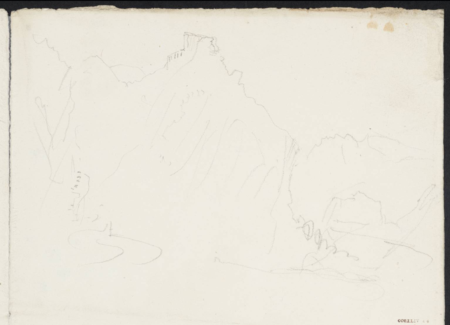 Mountains, with Ruins