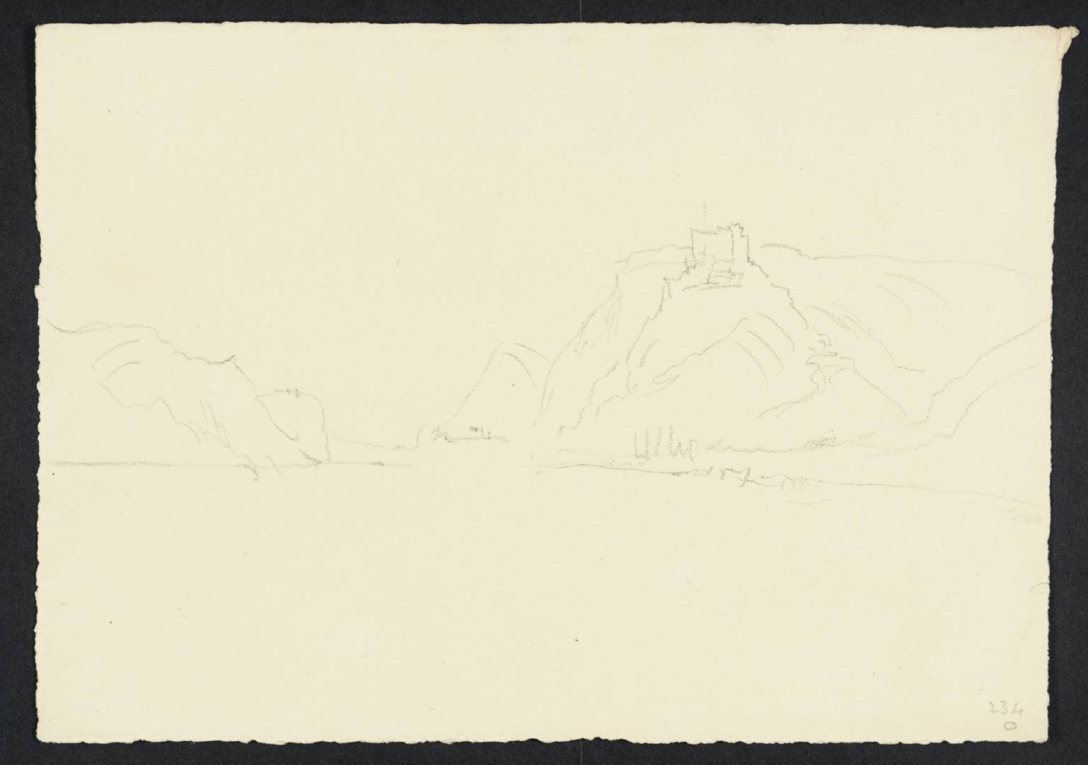 Castle on Rock beside River