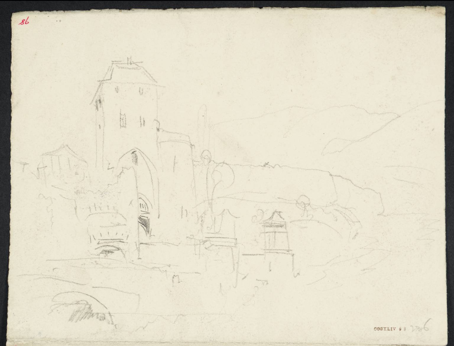 Castle and Mountains