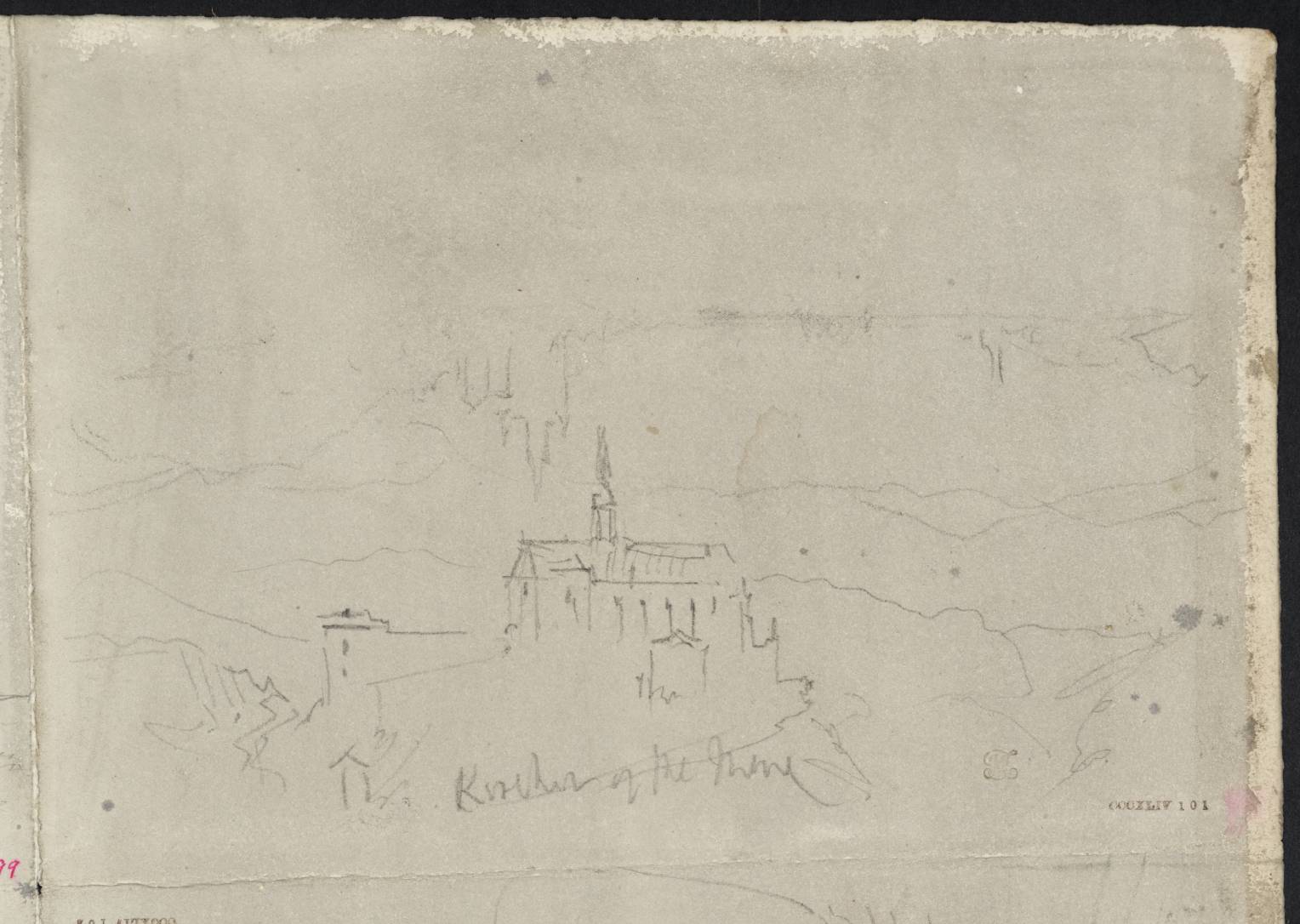 Church, with Distant Mountains