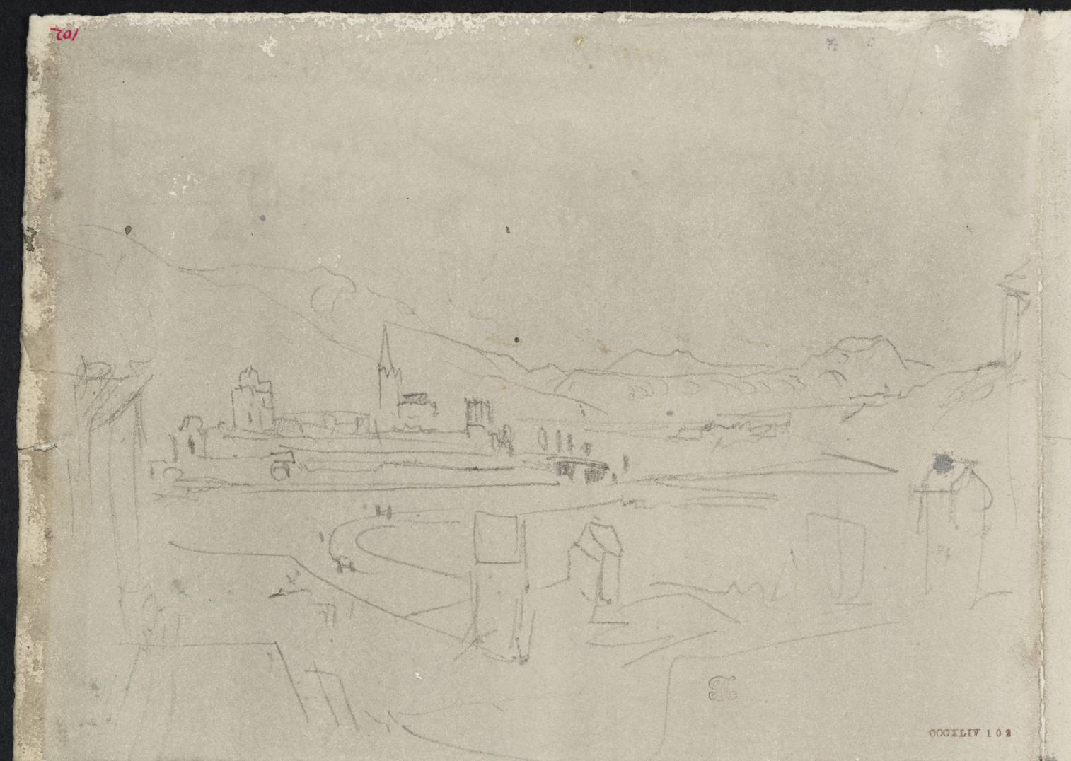 Valley, with Town and River