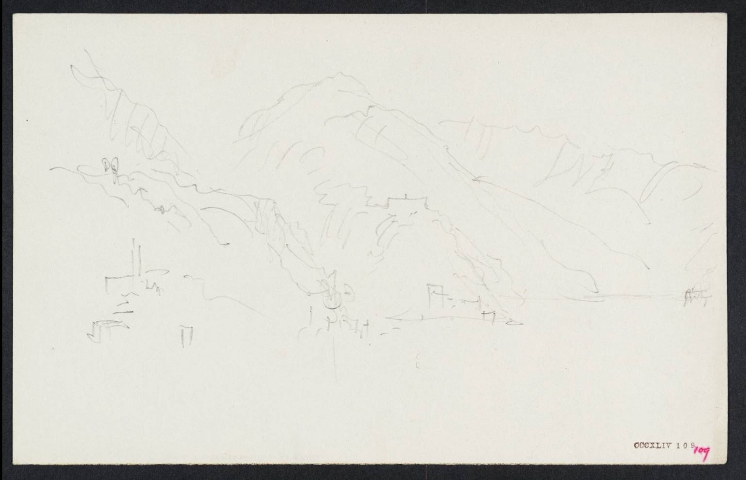 Mountains beside Lake