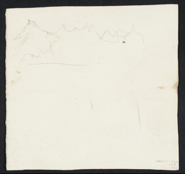 Joseph Mallord William Turner, ‘?Coastal Terrain’ c.1830-41