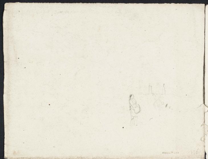 Joseph Mallord William Turner, ‘Figure ?in Coastal Terrain’ c.1830-41