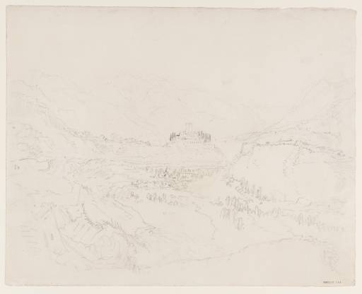 Joseph Mallord William Turner, ‘Castle of Sarre, Looking down the Val d'Aosta’ 1836