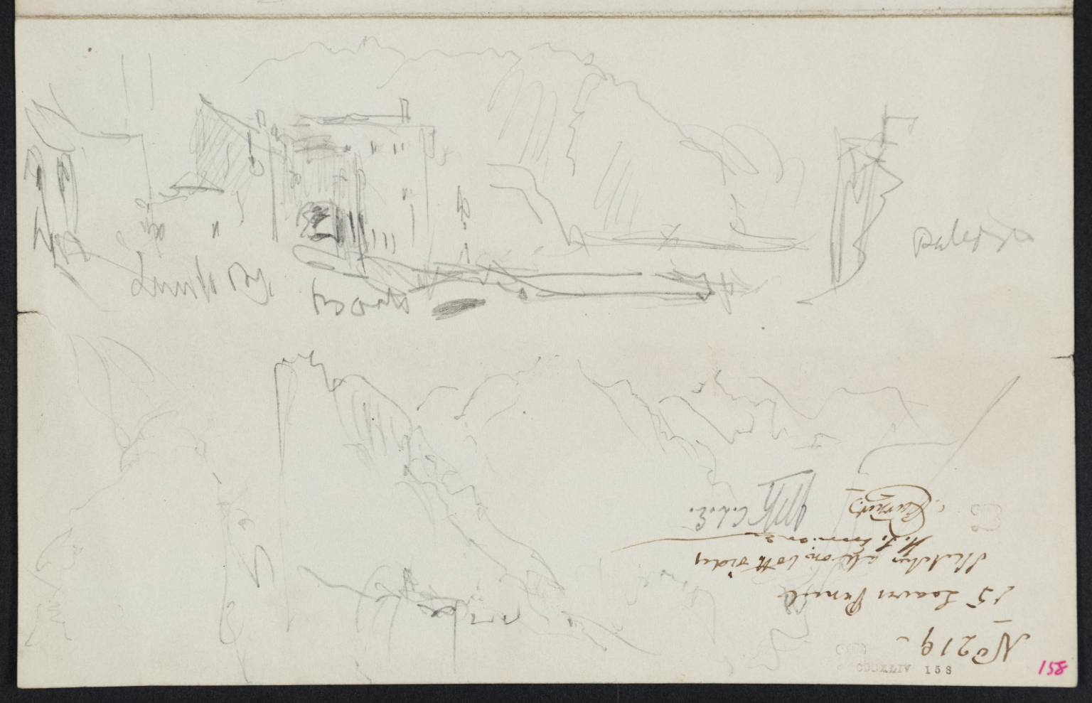 Palezza [Turner]. (?Porlezza, Lake of Lugano)
