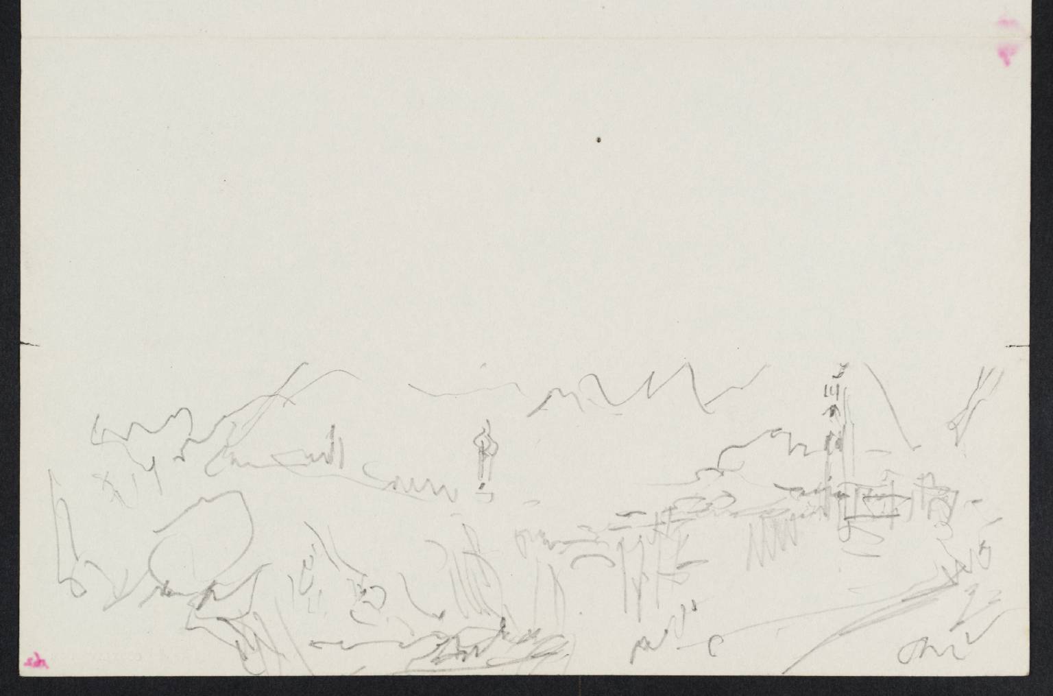 Town, with Mountains