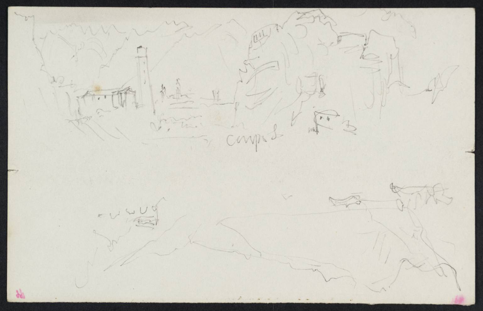 Town in Valley Surrounded by Mountains. Campo S [Turner]