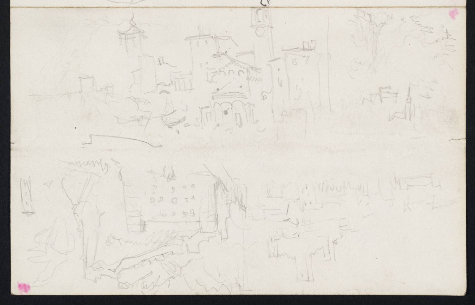 View of Town (?Bellinzona)