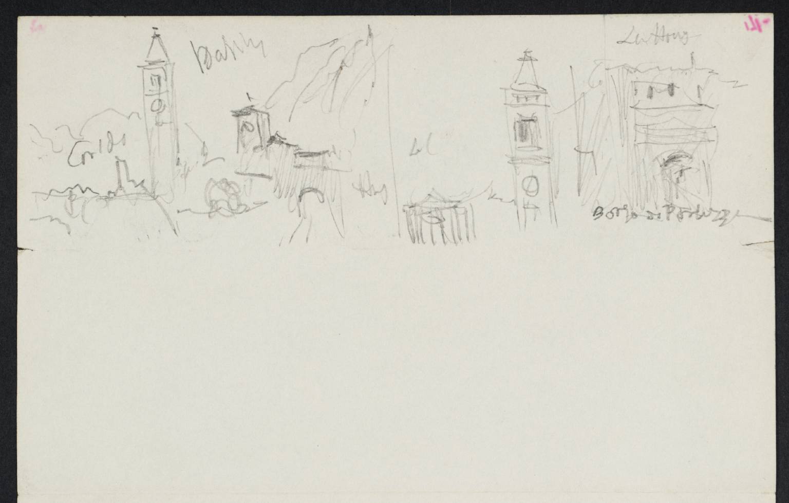 Borgo di Porlezza [Turner], Etc.