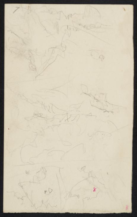 Joseph Mallord William Turner, ‘?Northern Italian or Swiss Mountains’ c.1840-4