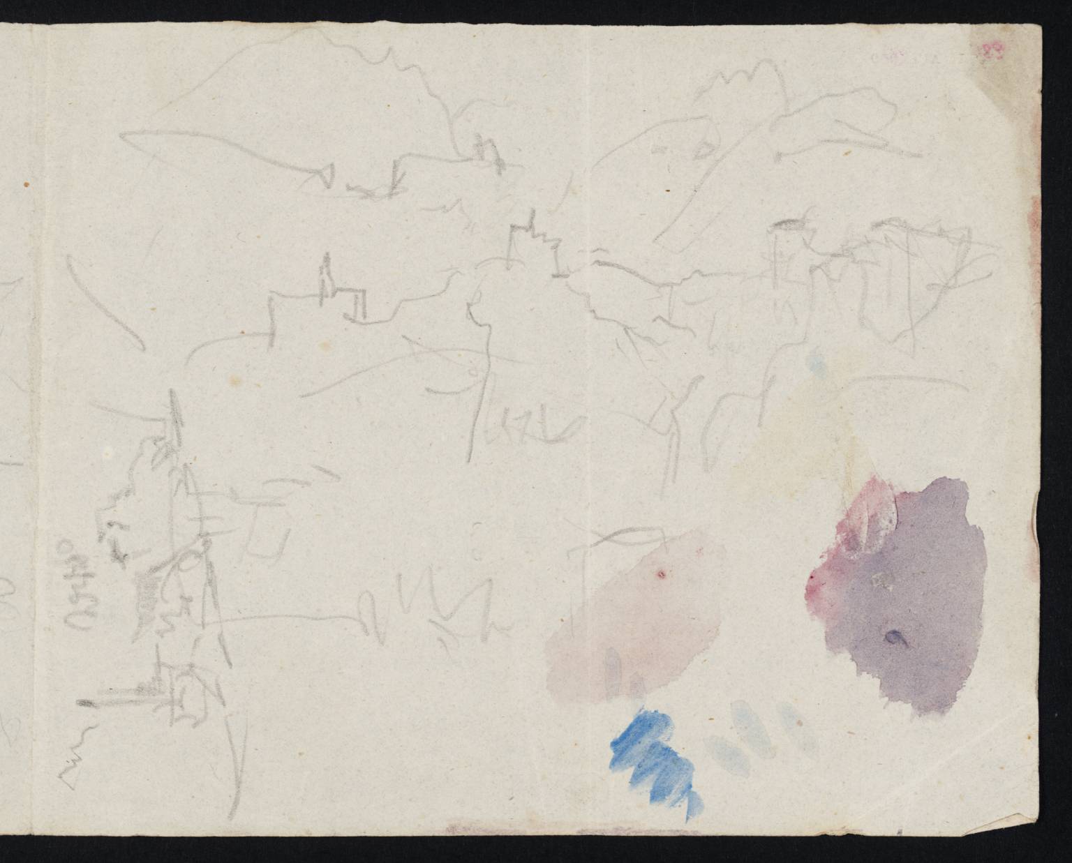 Town, with Mountains