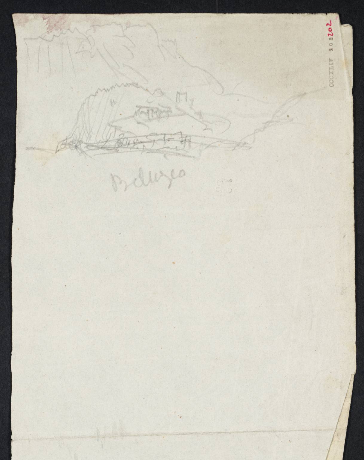 Mountains. Belligeo [Turner] (?Bellagio)