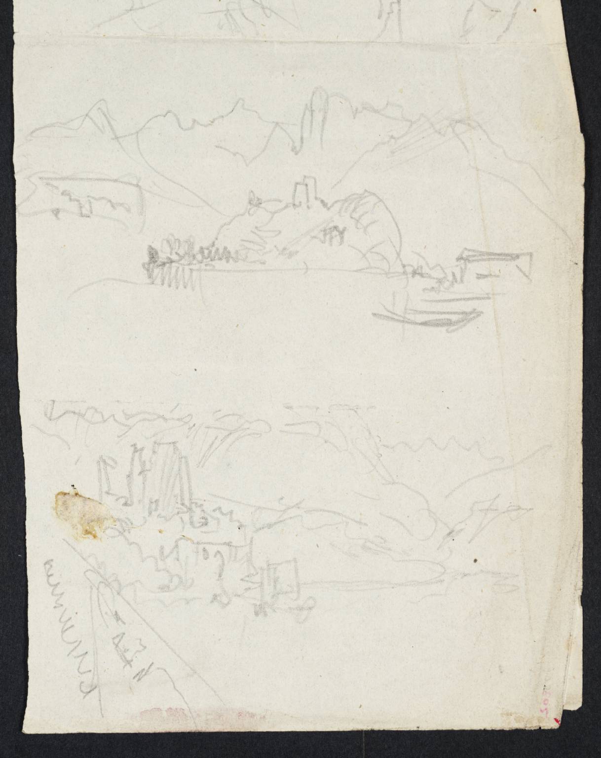 Lake, with Mountains