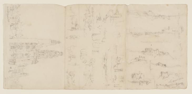 Joseph Mallord William Turner, ‘Tours Cathedral, Loire Valley’ 1826 (Composite View)