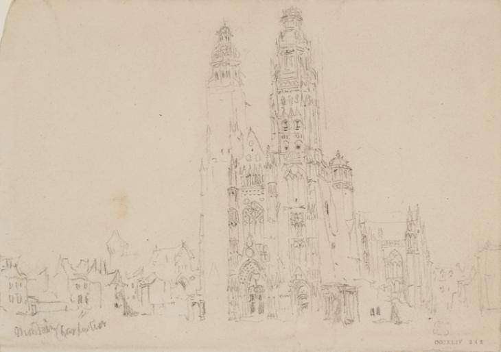 Joseph Mallord William Turner, ‘Tours Cathedral, Loire Valley’ 1826