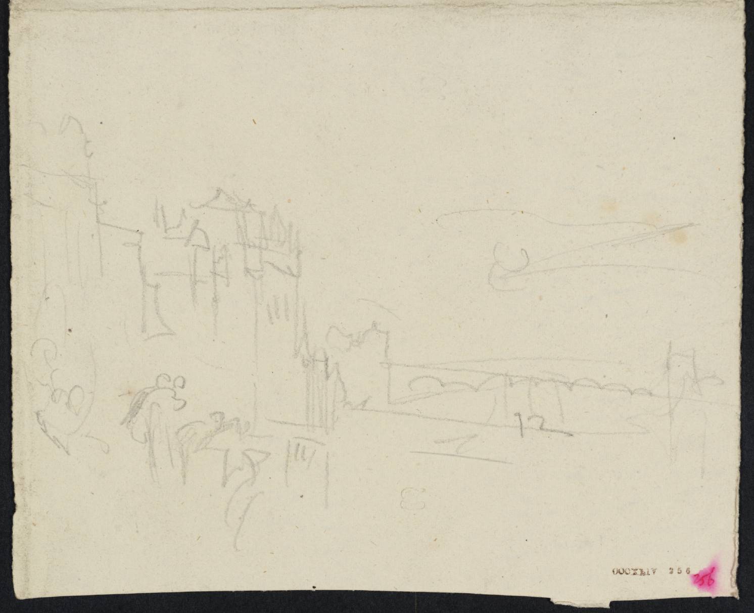 Castle, Etc., with Bridge