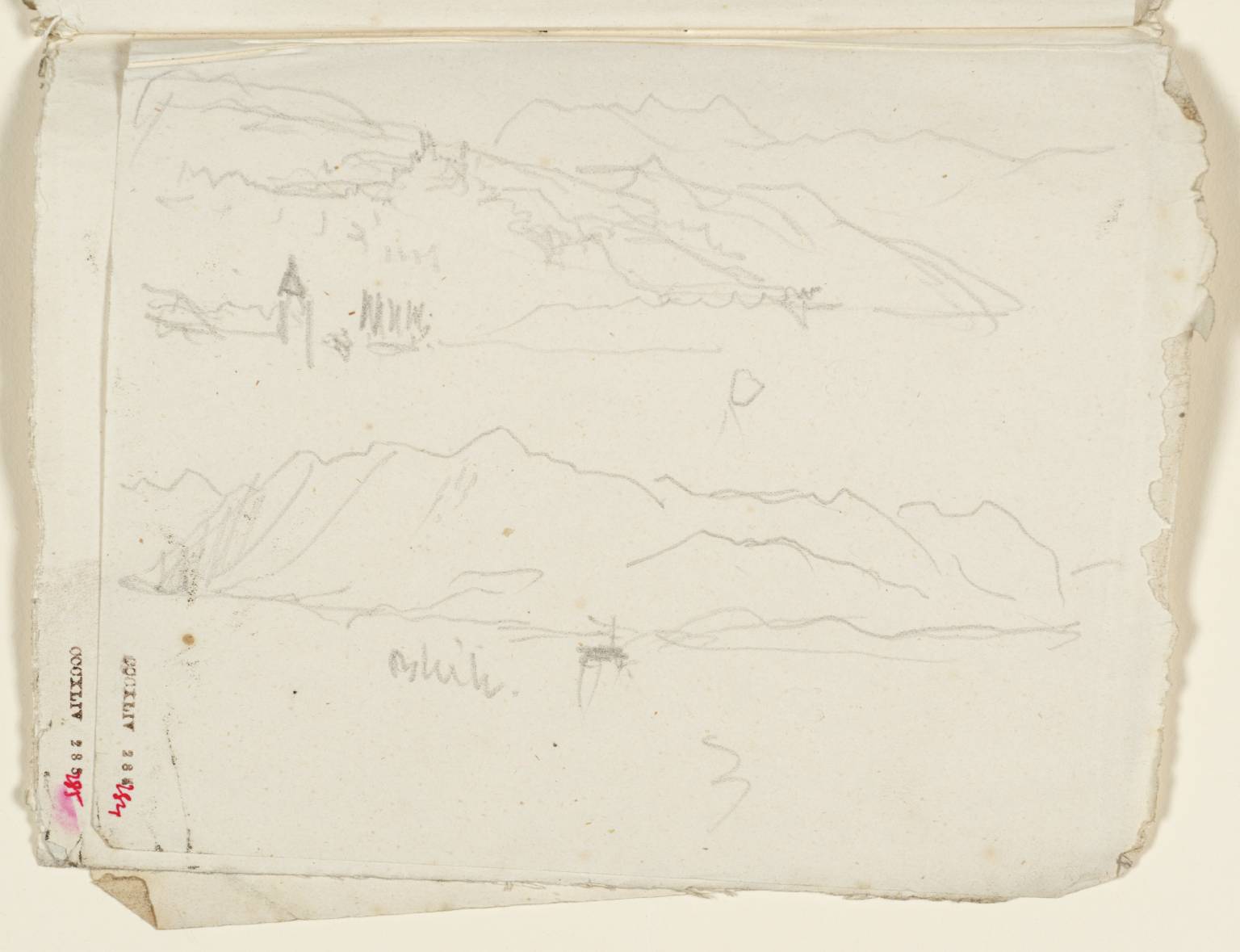 Lake, with Mountains