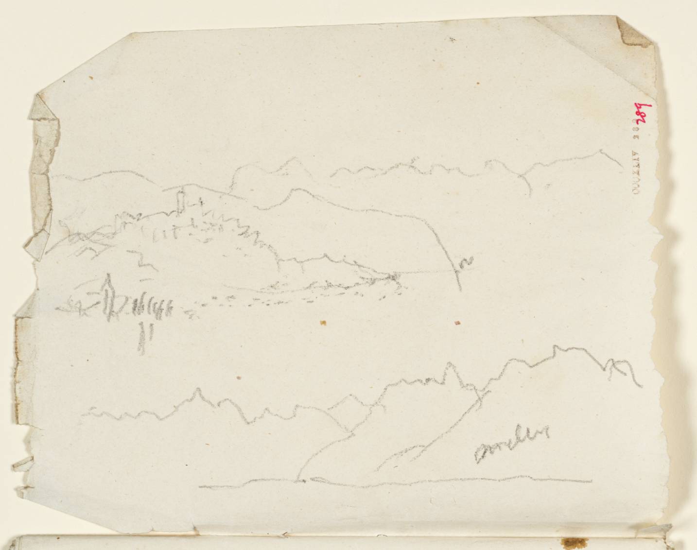 Lake, with Mountains