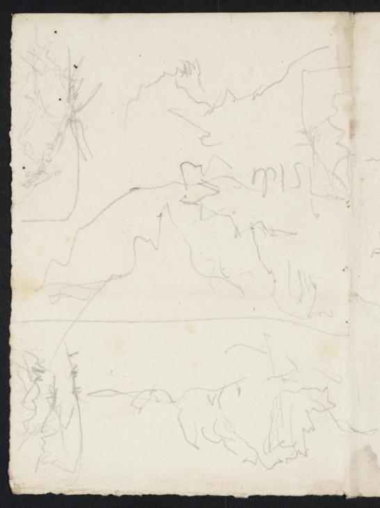 Joseph Mallord William Turner, ‘?Northern Italian or Swiss Mountains’ c.1828-44