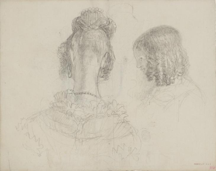 Joseph Mallord William Turner, ‘Study Related to 'Two Women and a Letter'’ c.1827-30