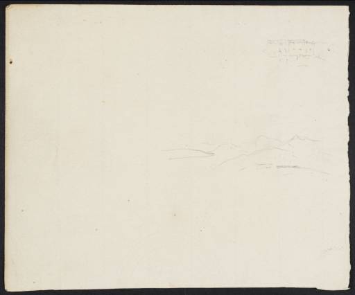 Joseph Mallord William Turner, ‘Hills and a Building’ 1831