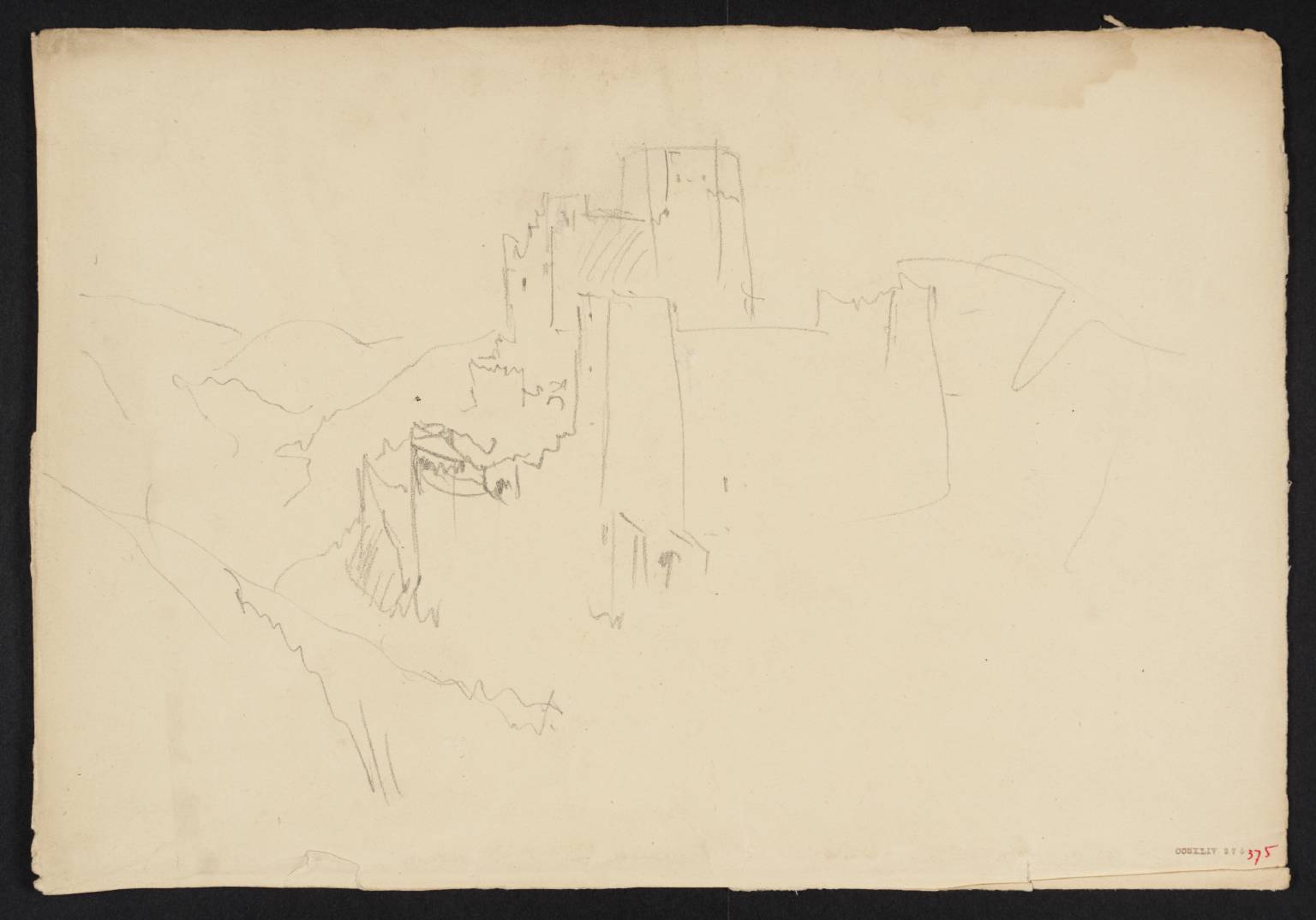 Ruined Castle on Rock