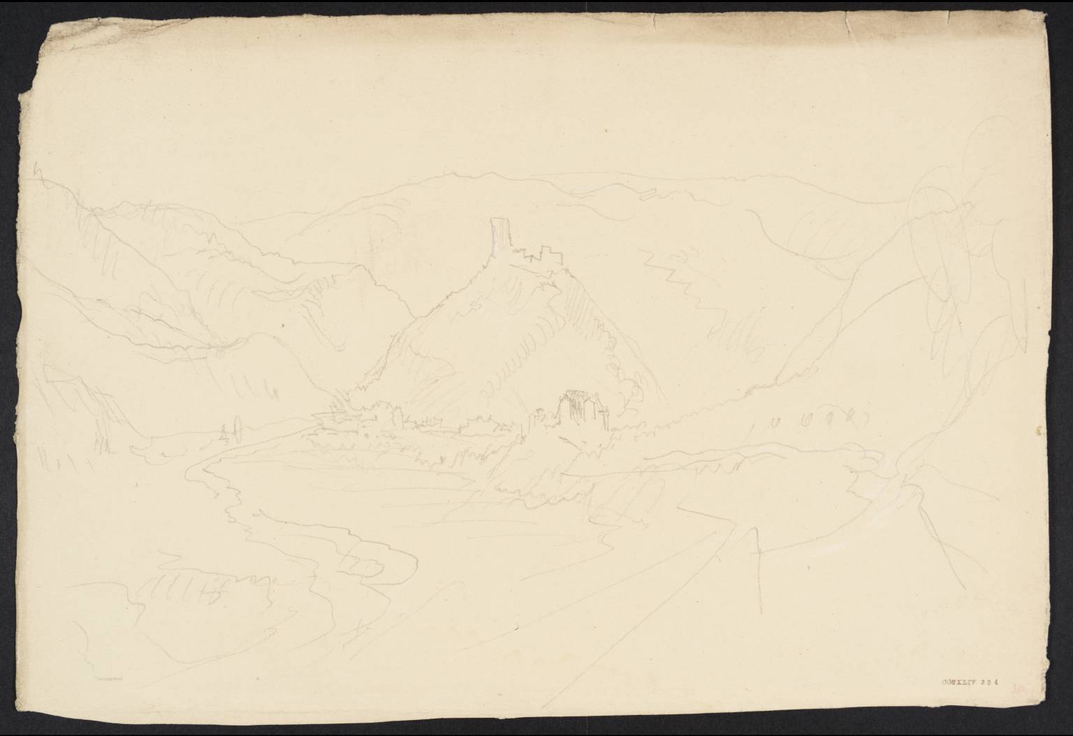 Valley, with Mountain and Castle