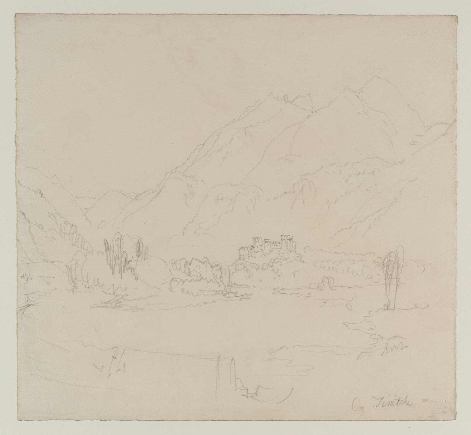 Castle of Fenis, looking down the Val d’Aosta from near Nus