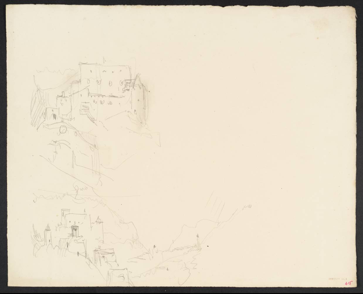 Castle, with Mountains