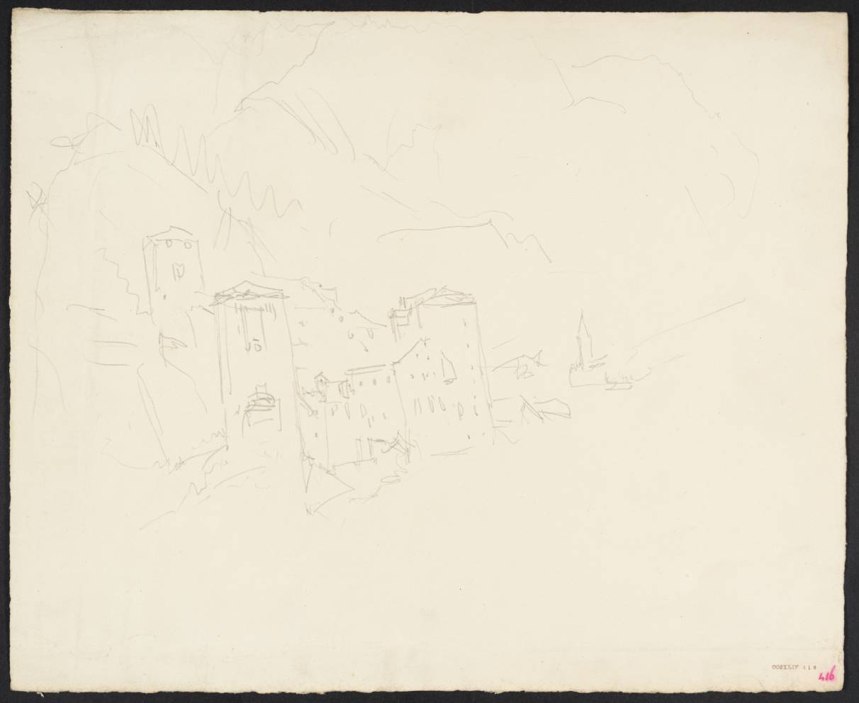 Buildings, with Mountains