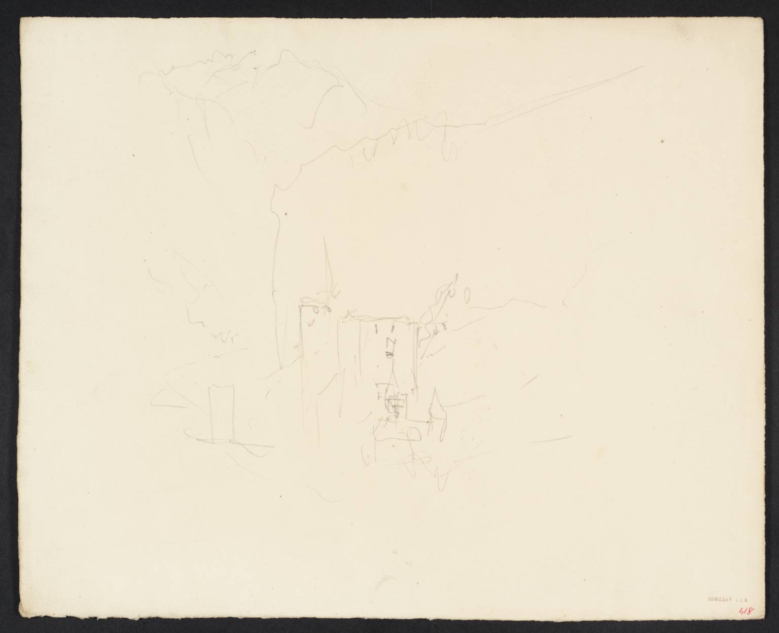 Buildings, with Mountains